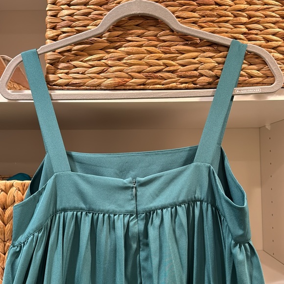 Geisha Designs Anthropologie green maxi dress, lined, beautiful condition - Picture 2 of 4